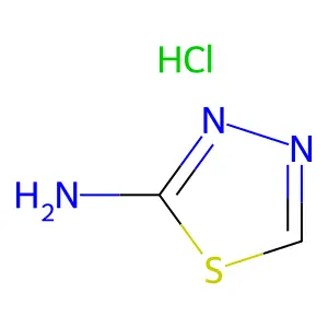 1,3,4-噻二唑-2-胺盐酸盐(1:1) structure
