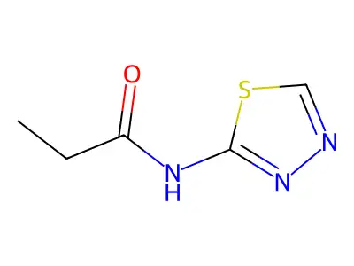 N-(1,3,4-Thiadiazol-2-yl)propionamide structure