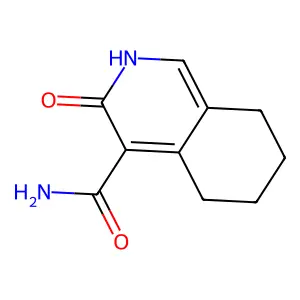 3-Oxo-2,3,5,6,7,8-hexahydroisoquinoline-4-carboxamide structure