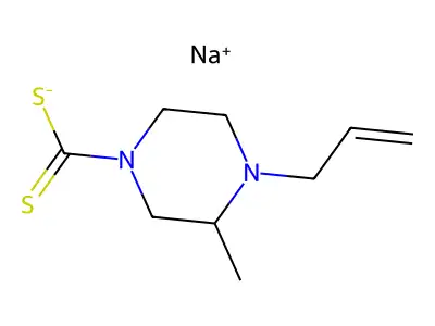 alpha-Methyl-3'-((p-methylbenzyl)oxy)-1-piperazineacetanilide hydrochloride structure
