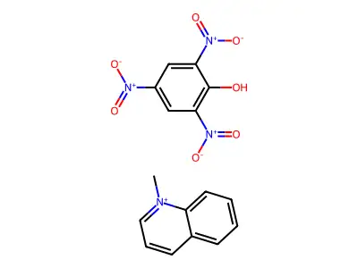 1-Methylquinolinium picrate structure