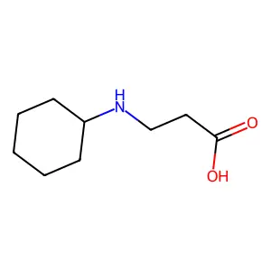 3-Cyclohexylaminopropionic acid structure