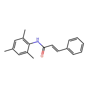 3-苯基-N-(2,4,6-三甲基苯基)丙-2-烯酰胺 structure