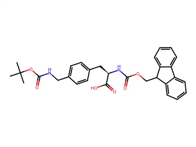 Fmoc-4-(Boc-aminomethyl)-L-phenylalanine structure