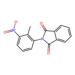 2-(2-Methyl-3-nitrophenyl)isoindole-1,3-dione structure