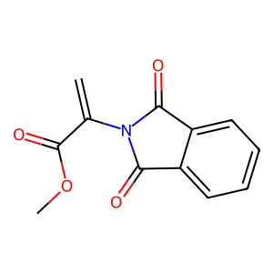 Methyl 2-(1,3-dioxoisoindol-2-yl)prop-2-enoate structure