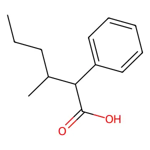 3-甲基-2-苯基己酸 structure