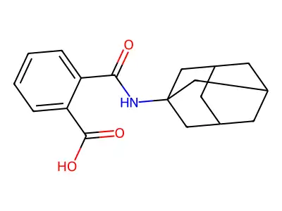 N-Adamantan-1-yl-phthalamic acid structure