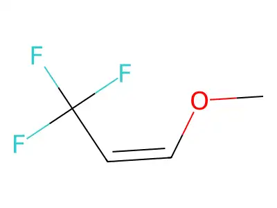 cis-1-Methoxy-3,3,3-trifluoropropene structure