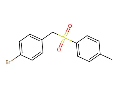 1-Bromo-4-{[(4-methylphenyl)sulfonyl]methyl}benzene structure