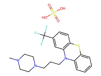 Trifluoperazine sulfate structure