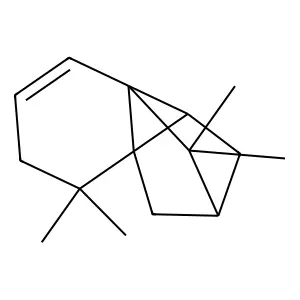 Cycloisolongifolene, 8,9-dehydro- structure