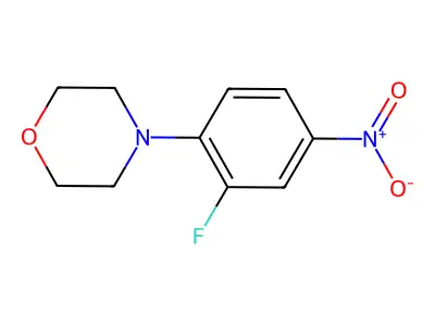 4-(2-Fluoro-4-nitrophenyl)morpholine structure
