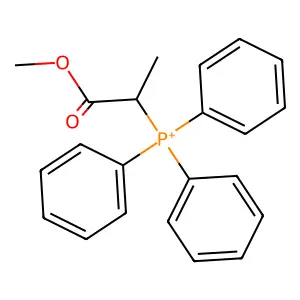 Methyl 2-(triphenylphosphoranyl)propanoate structure