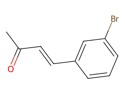 3-Bromobenzylideneacetone structure