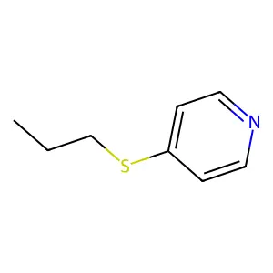 Pyridine, 4-(propylthio)- structure