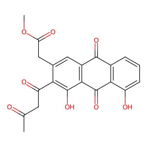 Nogalonic acid methyl ester structure