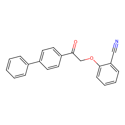 2-(2-(1,1'-Biphenyl)-4-YL-2-oxoethoxy)benzonitrile structure