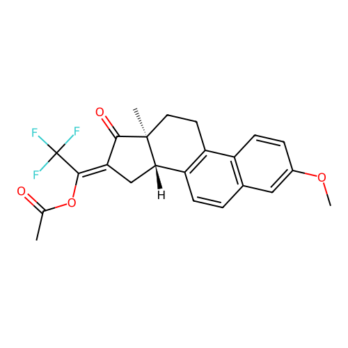 [(1Z)-2,2,2-trifluoro-1-[(13S,14S)-3-methoxy-13-methyl-17-ox structure