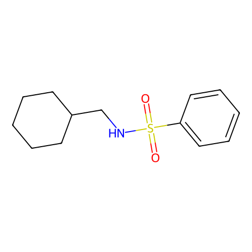 N-(cyclohexylmethyl)benzenesulfonamide structure