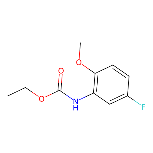 Ethyl (5-fluoro-2-methoxyphenyl)carbamate structure