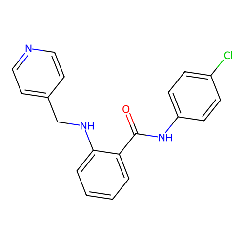 N-(4-Chlorophenyl)-2-[(pyridin-4-ylmethyl)amino]benzamide structure