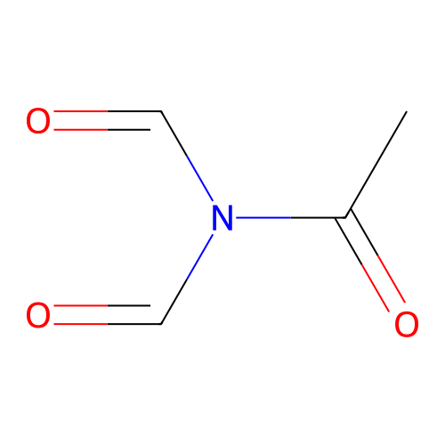 N,N-diformylacetamide structure
