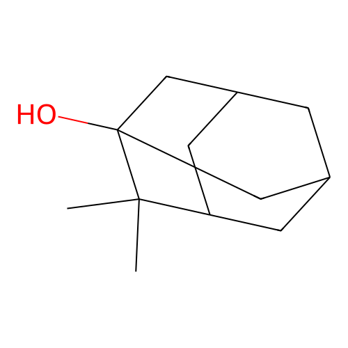 Adamantan-1-ol, 2,2-dimethyl structure