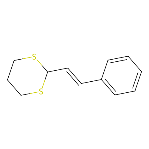 2-(2-Phenylethenyl)-1,3-dithiane structure