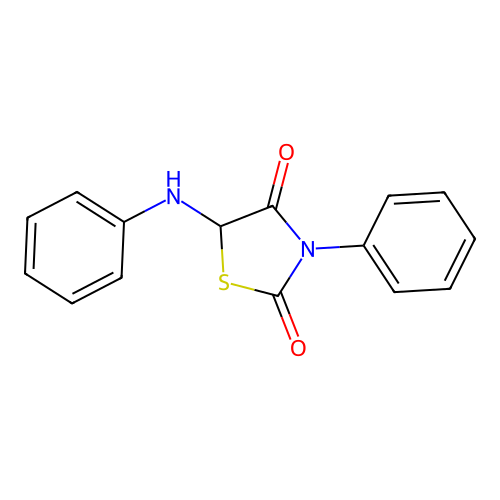 3-Phenyl-5-(phenylamino)-1,3-thiazolidine-2,4-dione structure