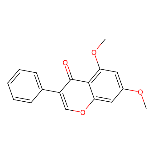 5,7-Dimethoxyisoflavone structure