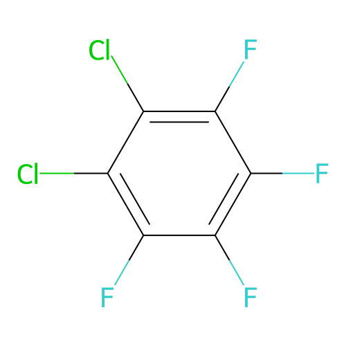 1,2-Dichloro-3,4,5,6-tetrafluorobenzene structure