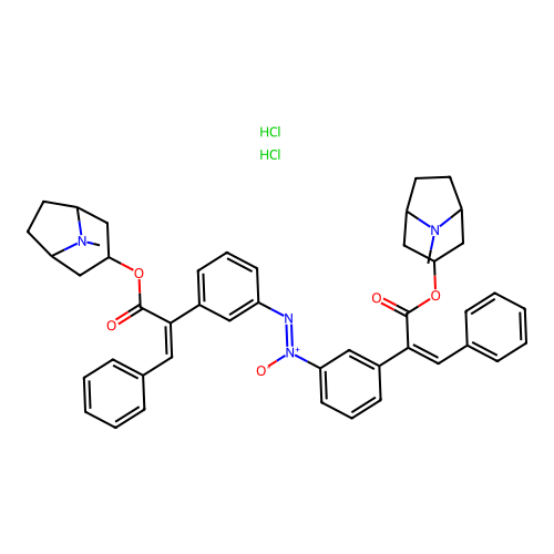 C46H48N4O5.2ClH.3/2H2O structure