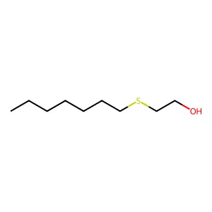 2-Hydroxyethyl heptyl sulfide structure