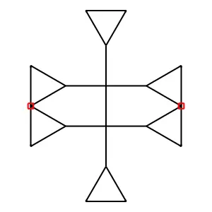 Hexacyclopropylethane structure