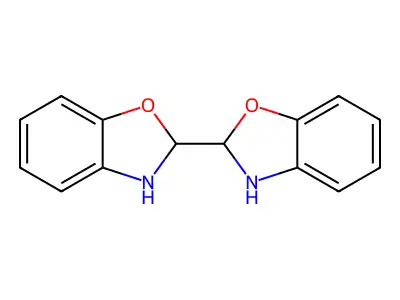 2,2'-Bibenzoxazole, 2,2',3,3'-tetrahydro- structure