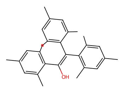 1,2,2-Tris-(2,4,6-trimethyl-phenyl)-ethenol structure