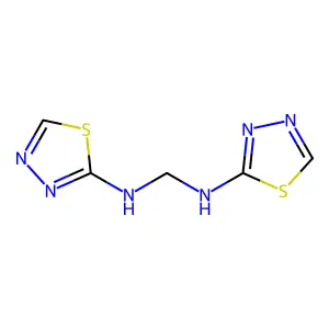 N,N'-双(1,3,4-噻二唑-2-基)甲二胺 structure