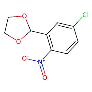 2-(5-Chloro-2-nitrophenyl)-1,3-dioxolane structure