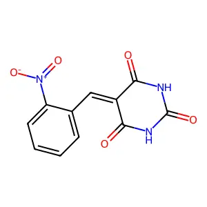 5-(2-Nitrobenzylidene)barbituric acid structure