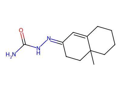 [(4a-Methyl-3,4,5,6,7,8-hexahydronaphthalen-2-ylidene)amino]urea structure