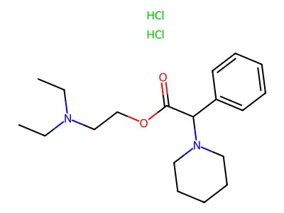 Bietamiverine dihydrochloride structure