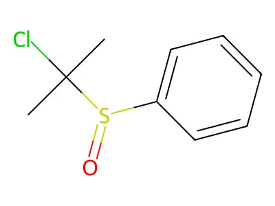2-Chloropropan-2-ylsulfinylbenzene structure