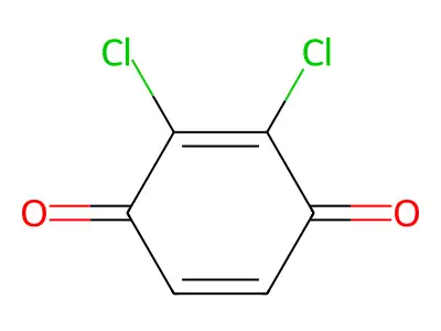 2,3-Dichloro-1,4-benzoquinone structure