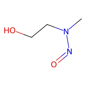 2-(Methylnitrosoamino)ethanol structure