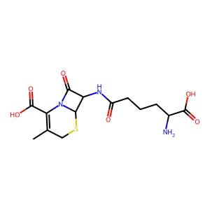Deacetoxycephalosporin C structure