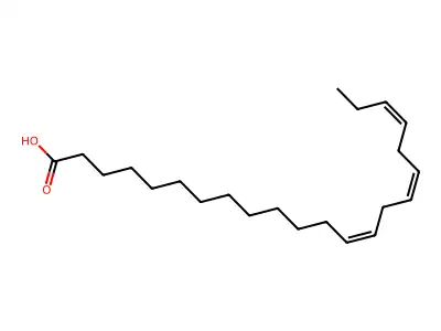 二十二碳三烯酸 structure