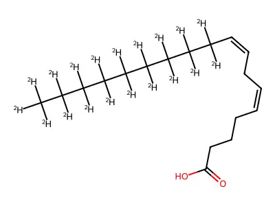 十八碳-5,8-二烯酸 structure