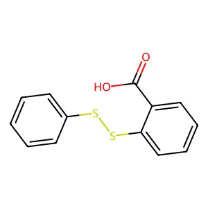 2-(Phenyldisulfanyl)benzoic acid structure