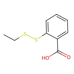 2-(Ethyldithio)benzoic acid structure